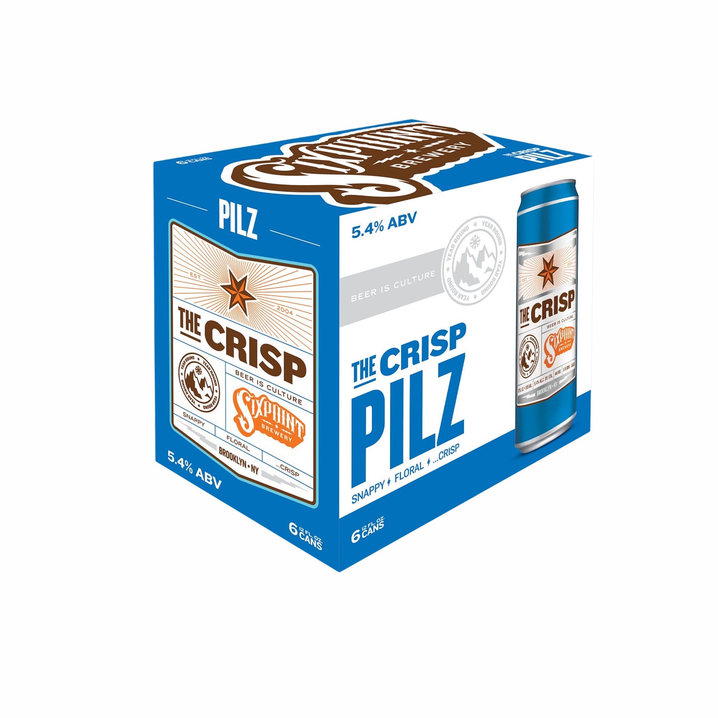 SIXPOINT CRISP 6 PACK CANS