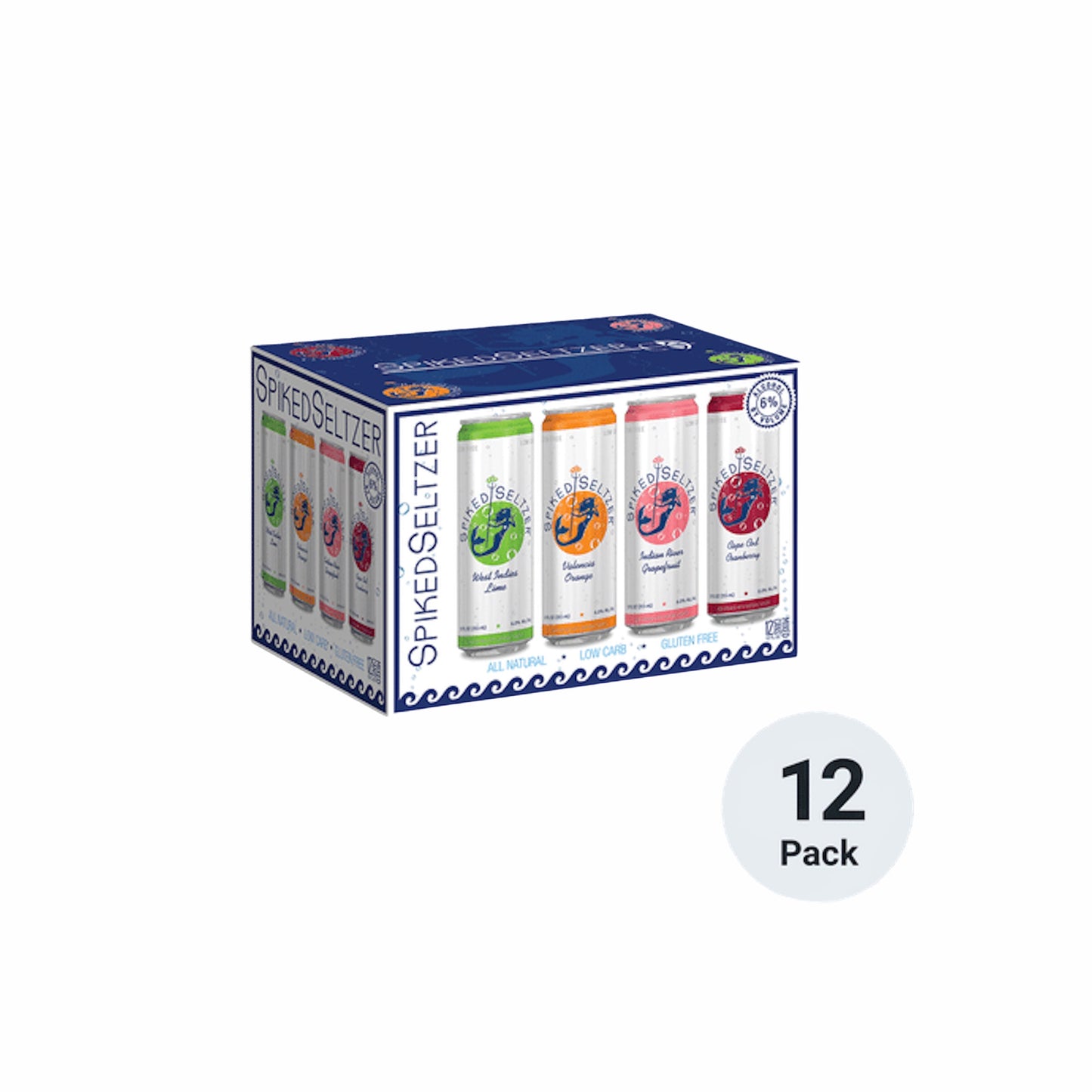 SPIKED SELTZER VARIETY PACK 12 PACK CANS