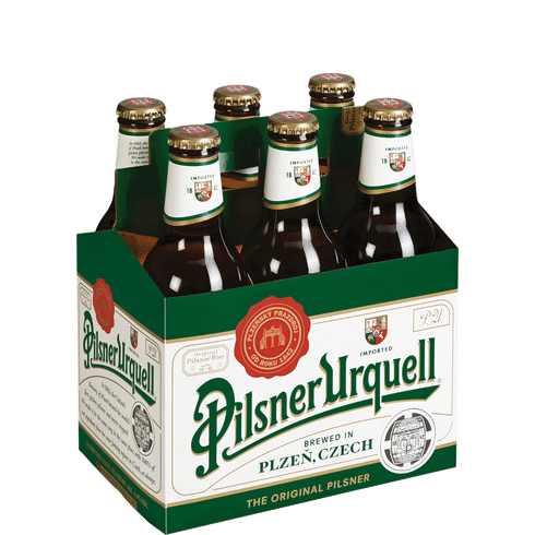 Pilsner Urquell Beer Bottles 11.2-Oz 6-Pack
