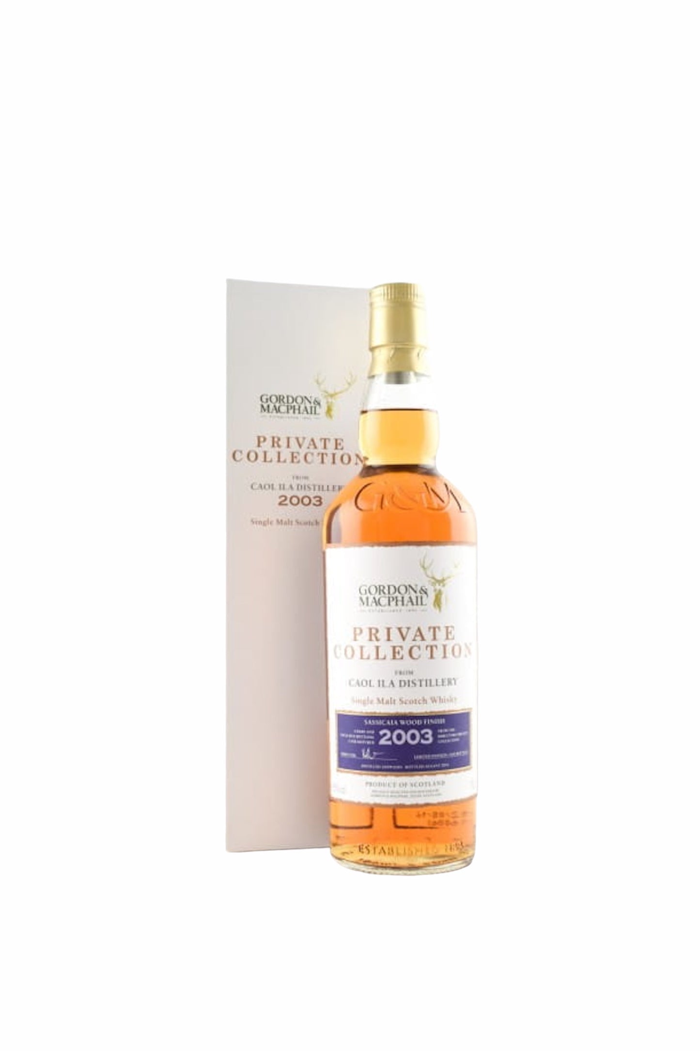 Gordon & MacPhail Private Collection Caol Ila Sassicaia Wood Finish Single Malt Scotch Whisky