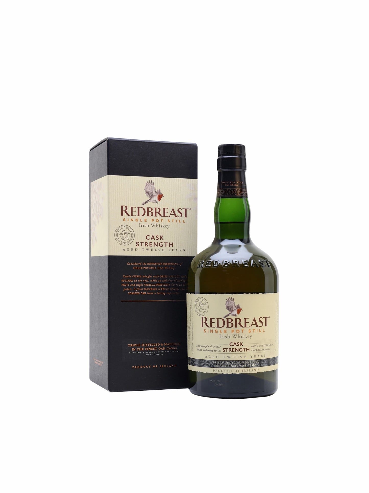 Redbreast 12 Year Old Cask Strength Single Pot Still Irish Whiskey 750ml