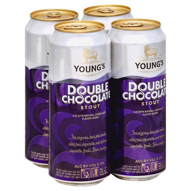 YOUNGS CHOC STOUT CAN 14.9OZ 4 PACK CANS