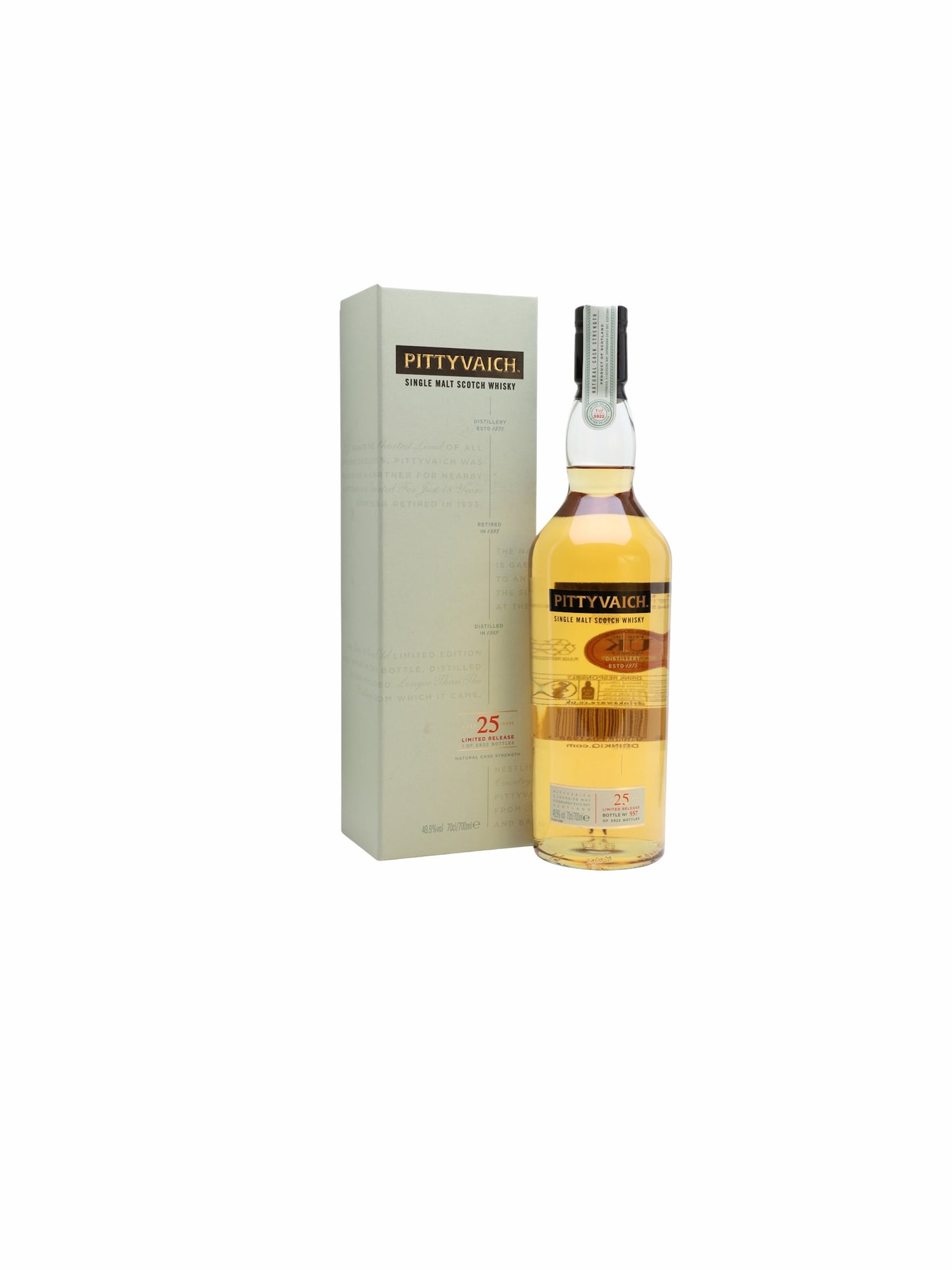 Pittyvaich 25 Year Old Single Malt Scotch Whisky 750ml