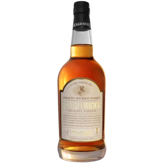 Rough Rider The Happy Warrior Cask Strength Straight Bourbon Whisky 750ml