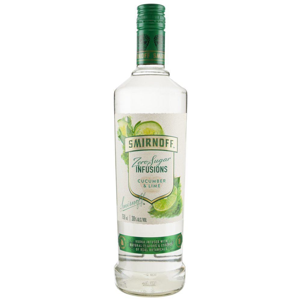 Smirnoff Zero Sugar Infusions Cucumber & Lime Vodka 750ml