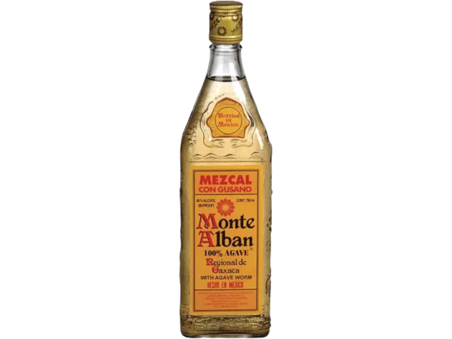 Monte Alban con Gusano Mezcal 750ml