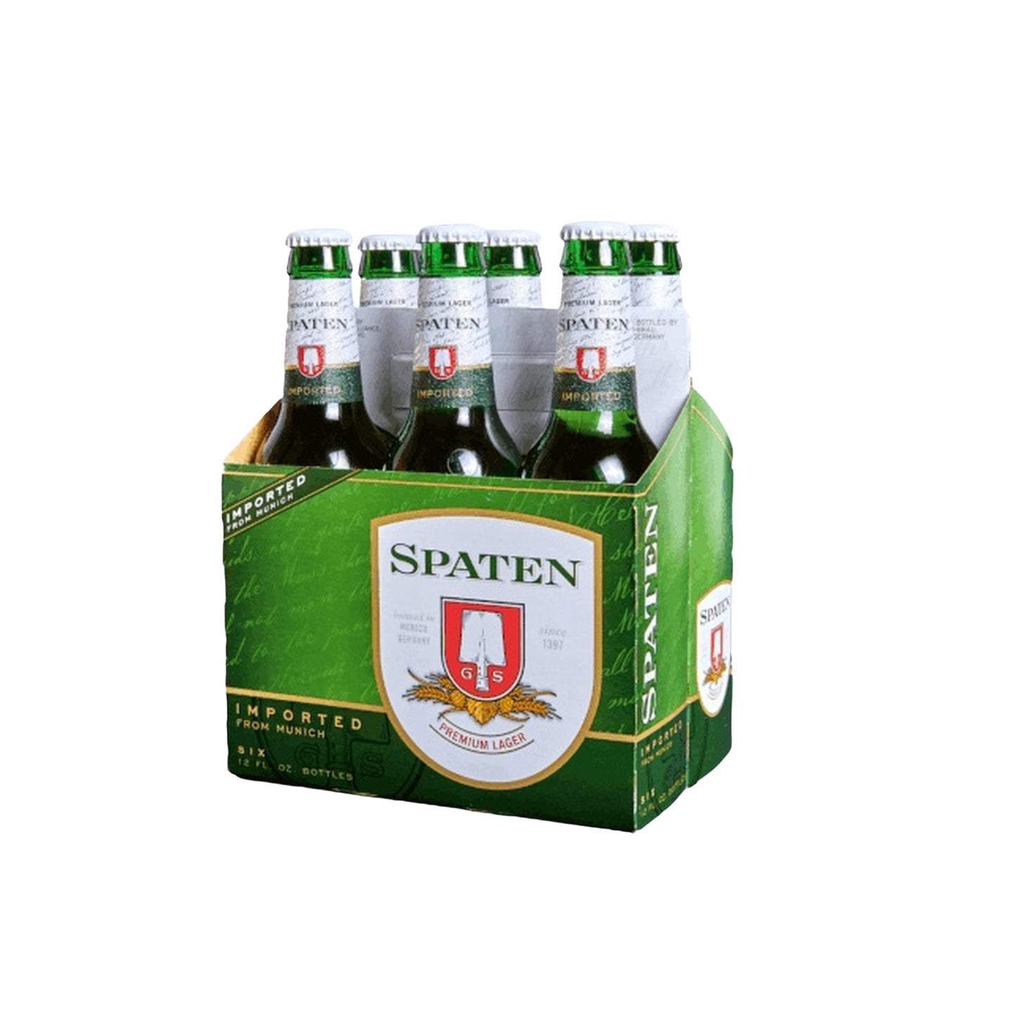 Spaten Premium Lager Munchen Hell Beer 12-Oz Bottle 6-Pack