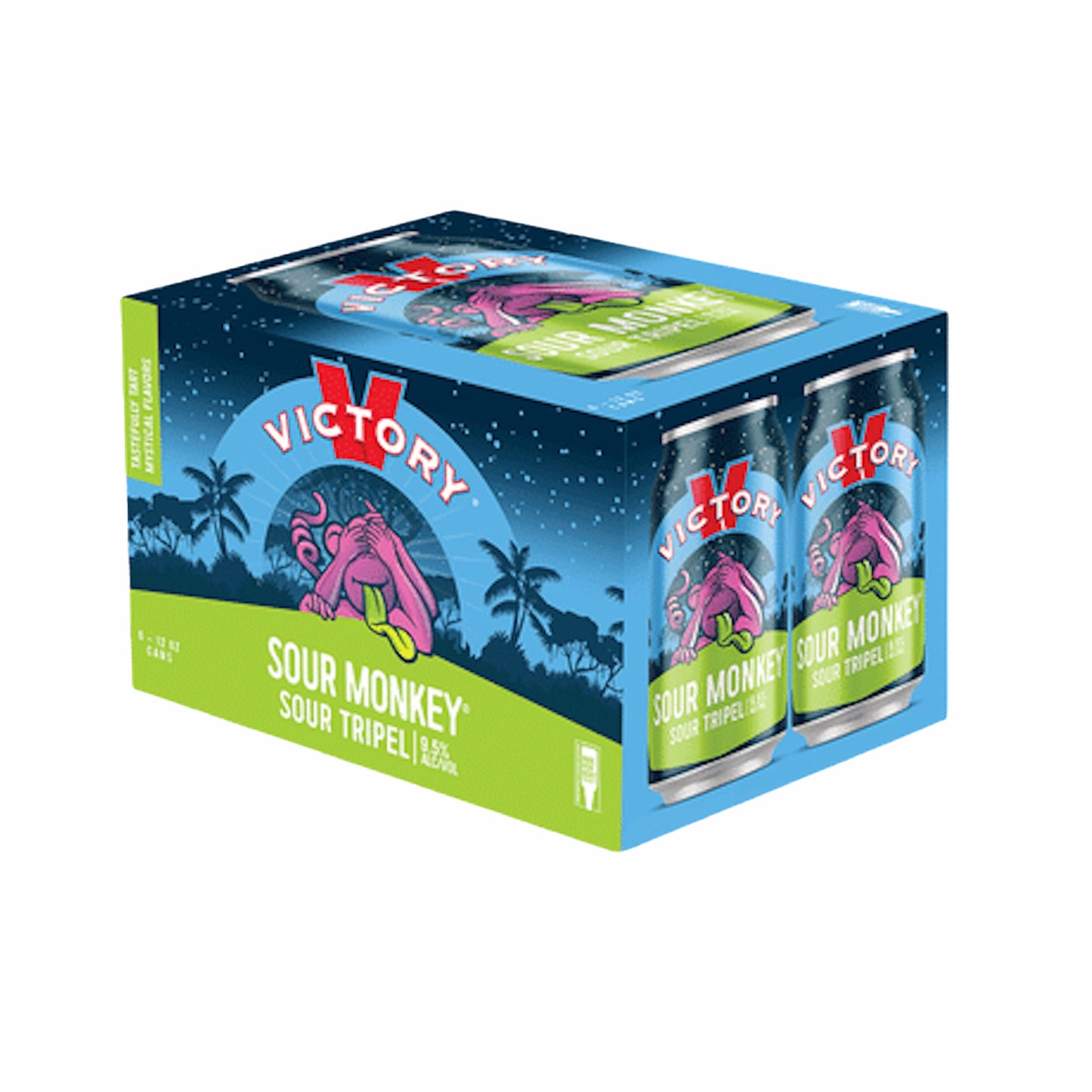 Victory Brewing Sour Monkey Brett Tripel Beer 12-Oz Can 6-Pack