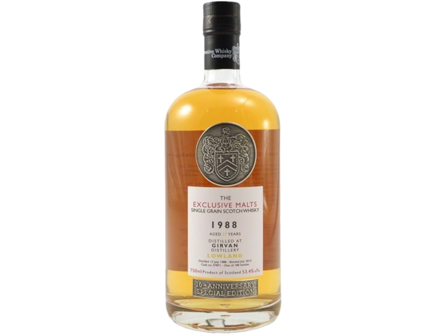 THE EXCLUSIVE MALTS GIRVAN 27 YEAR 750 ML