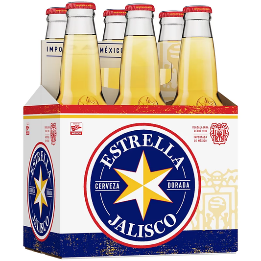 Estrella Jalisco Beer 12-Oz Bottles 6-Pack