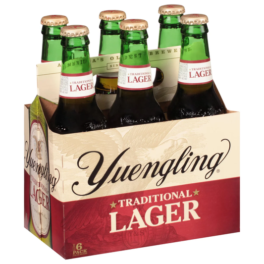 Yuengling Traditional Lager Beer 12-Oz Bottle 6-Pack