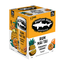 Dogfish Head Rum Mai Tai Pineapple Orange 12-Oz Can 4-Pack