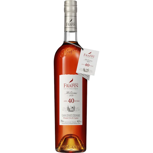1979 Cognac Frapin 40 Year Old Cask Strength Single French Oak Barrel Grande Champagne Premier Cru De Cognac 700ml