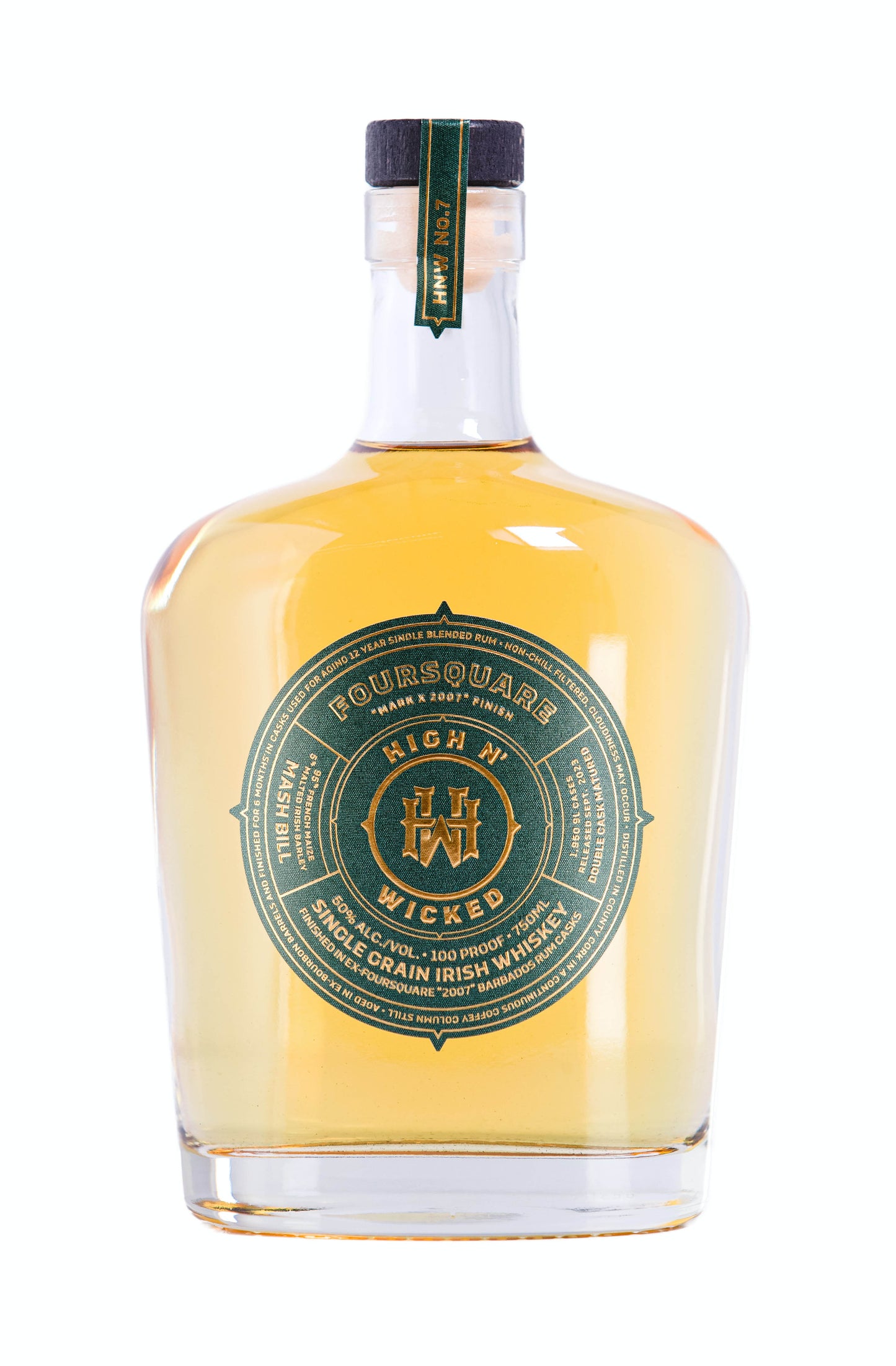 2007 High N' Wicked Foursquare Single Grain Irish Whiskey 750ml