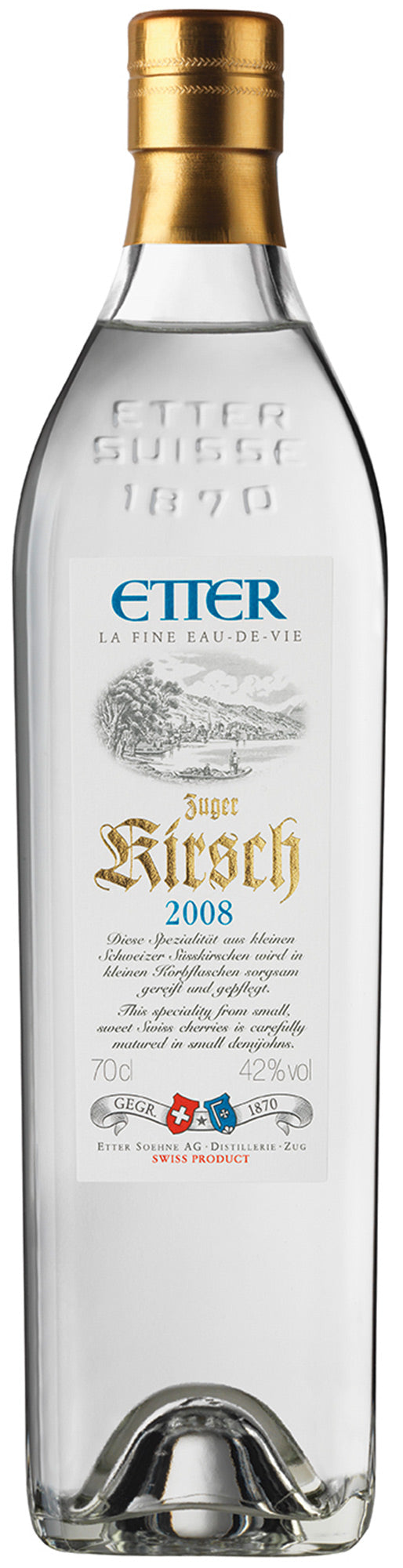 2008 Etter Kirsch A.O.P Zug La Fine Eau-de-vie 700ml