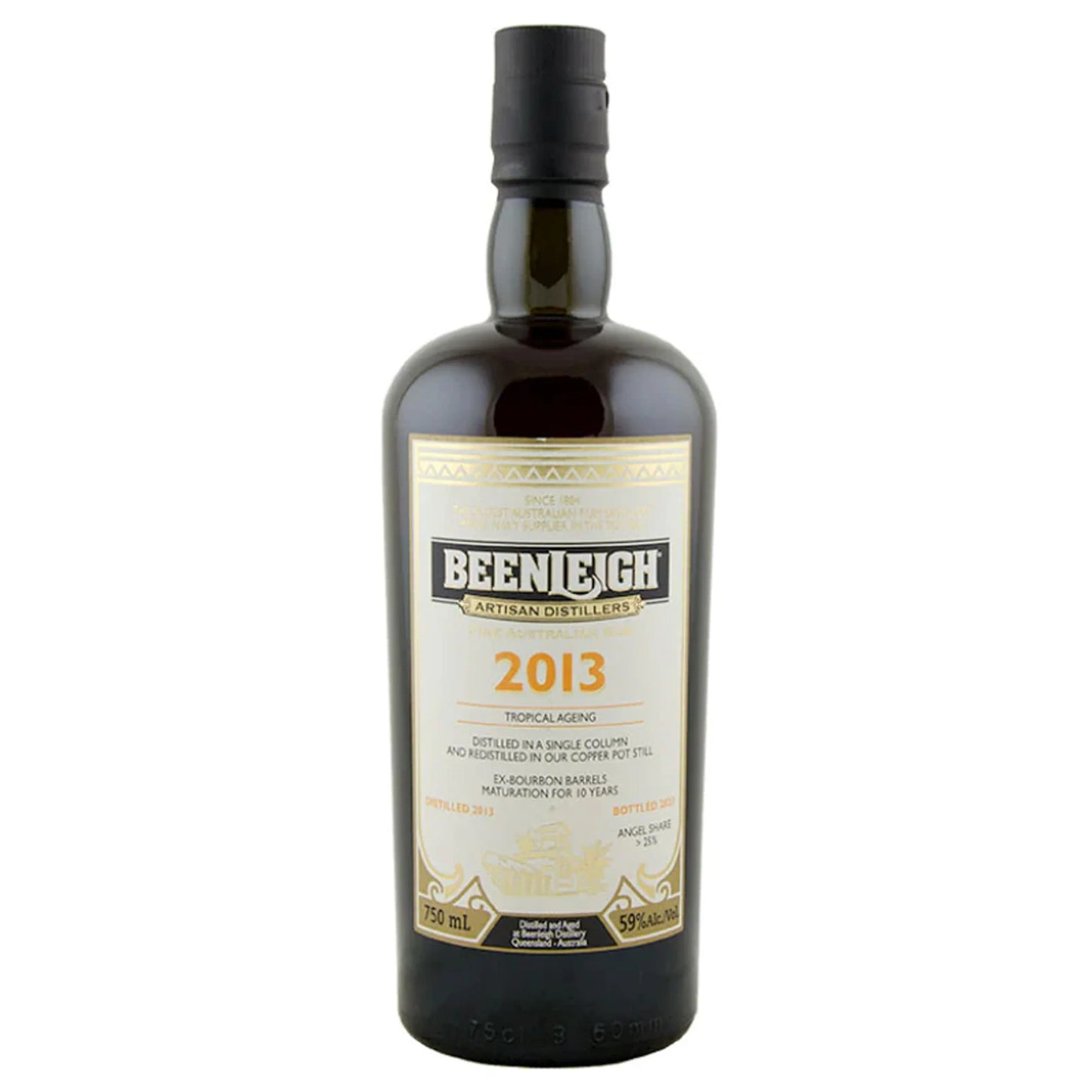 2013  Beenleigh Rum Tropical Ageing Fine Australian Rum 750ml