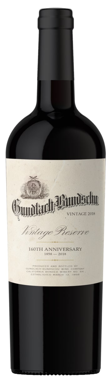 2018 Gundlach Bundschu Vintage Reserve Cabernet Sauvignon 750ml