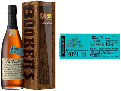 2021 Booker's Batch 2021-01 Donohoe's Batch Kentucky Straight Bourbon Whiskey 750ml