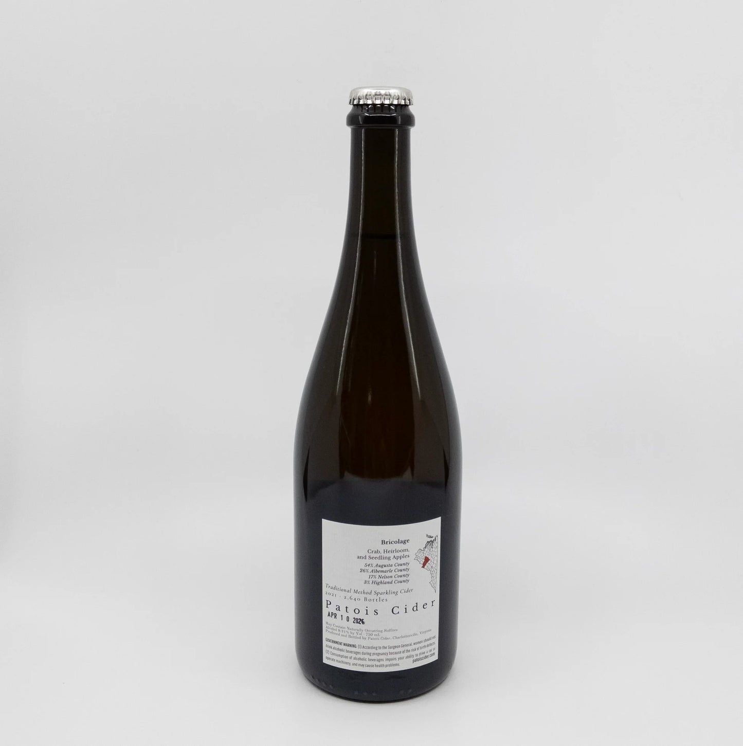 2021 Patois Traditional Method Sparkling Cider Bricolage 750ml