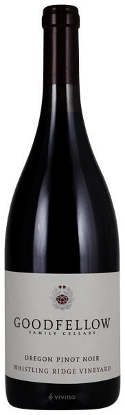 2022 Goodfellow Family Cellars Whistling Ridge Vineyard Pinot Noir 750ml