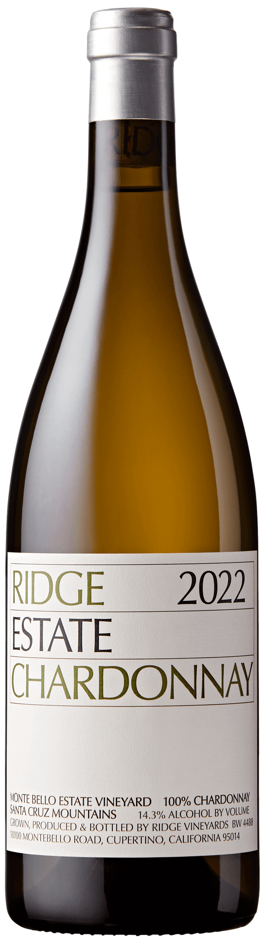 2022 Ridge Vineyards Monte Bello Vineyard Estate Chardonnay 750ml