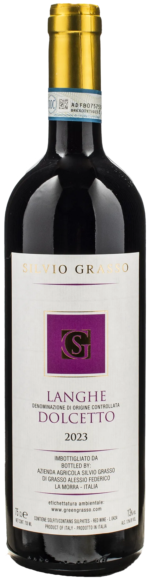 2023 Silvio Grasso Langhe Dolcetto 750ml