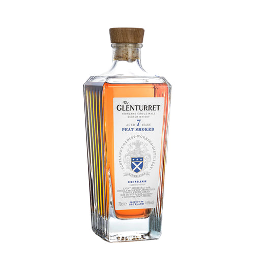 2024 Glenturret 7 Year Old Peat Smoked Highland Single Malt Scotch Whisky 700ml