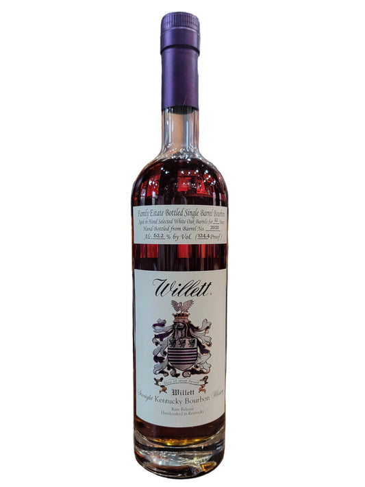 Willett Family Estate Bottled Single Barrel The Cobra 12 Year Old Kentucky Straight Bourbon Whiskey 750ml