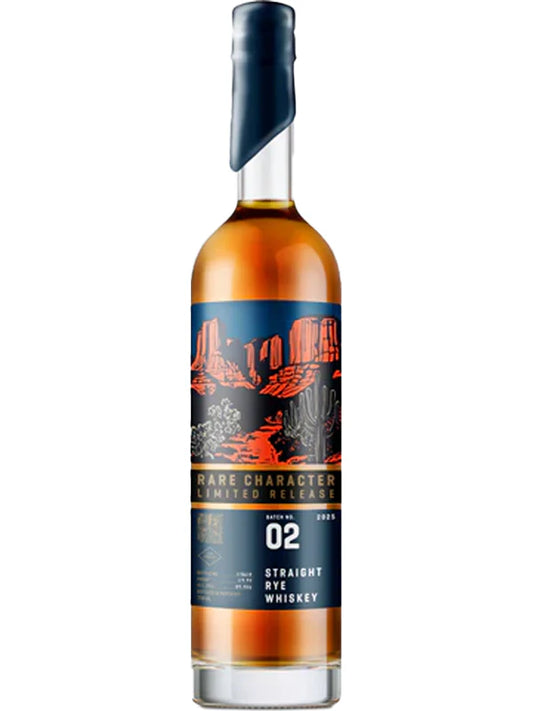 2025 Rare Character Whiskey Limited Batch #02 Cask Strength Straight Rye Whiskey 750ml