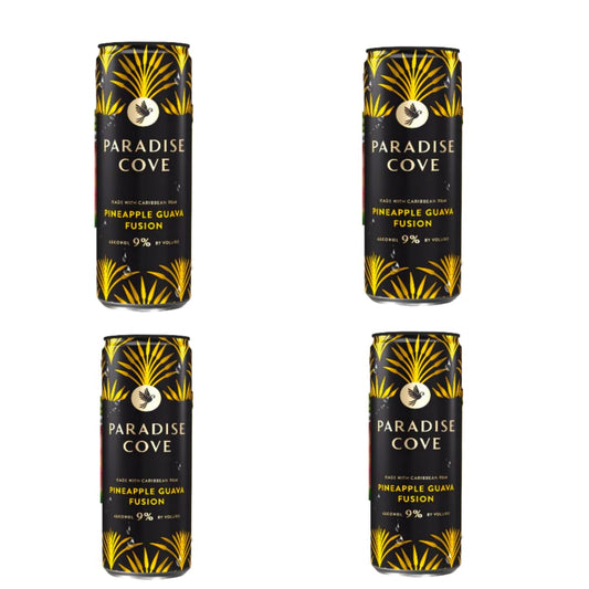 Paradise Cove Pineapple Guava Fusion 12-Oz Can 4-Pack