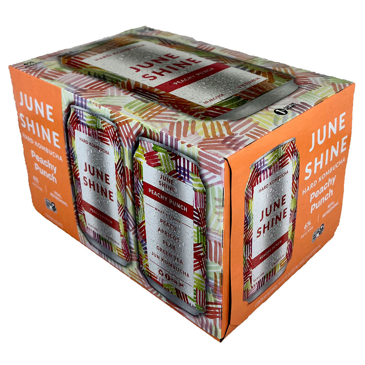 Junshine Peachey Punch Hard Kombucha Can 6-Pack – Liquor Express