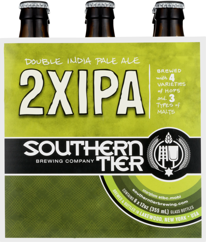 Southern Tier 2XHAZE Hazy Juicy Double India Pale Ale Beer 12-Oz Bottle 6-Pack