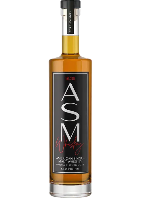 ASM Finished in Sherry Cask American Single Malt Whiskey 750ml