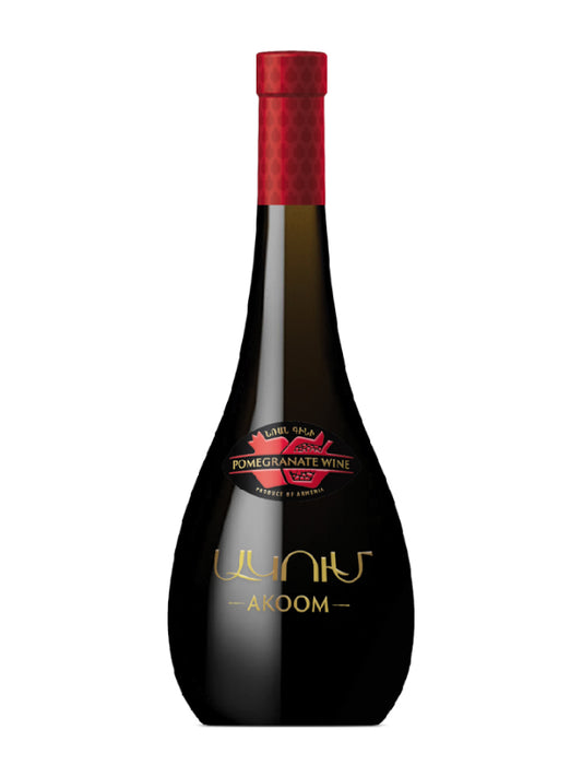 Akoom Pomegranate Semi Sweet Red 750ml