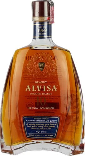 Alvisa 10 Year Old Organic Brandy 750ml