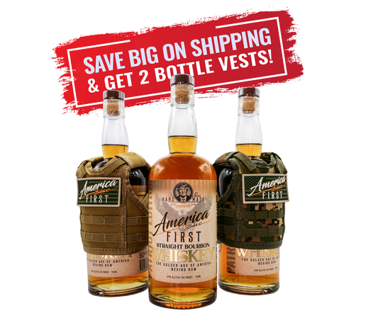 America First Bourbon Whiskey 3-Pack 750ml