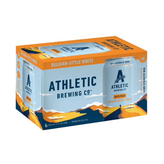 Athletic Brewing Wit's Peak Witbear Non Alcoholic Beer 12-Oz Can 6-Pack