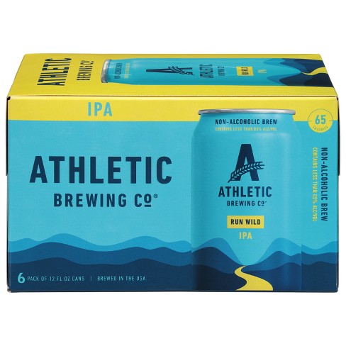 Athletic Run Wild Non Alcoholic India Pale Ale Beer 12-Oz Can 6-Pack