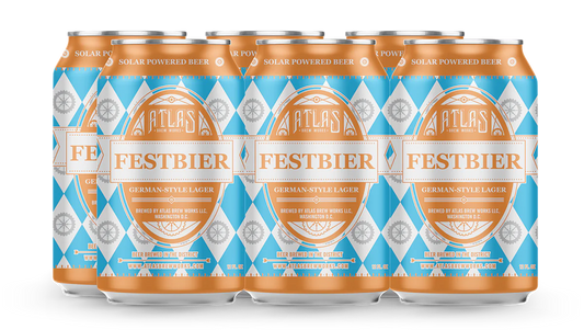 Atlas Brew Works Festbier Lager Beer 12-Oz Can 6-Pack