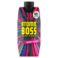 Atomic Boss Berry Blast Hard Punch 500ml