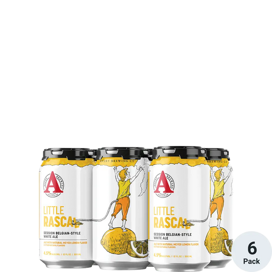 Avery Brewing Little Rascal Session Belgian Style White Ale Beer 12Oz Can 6-Pack