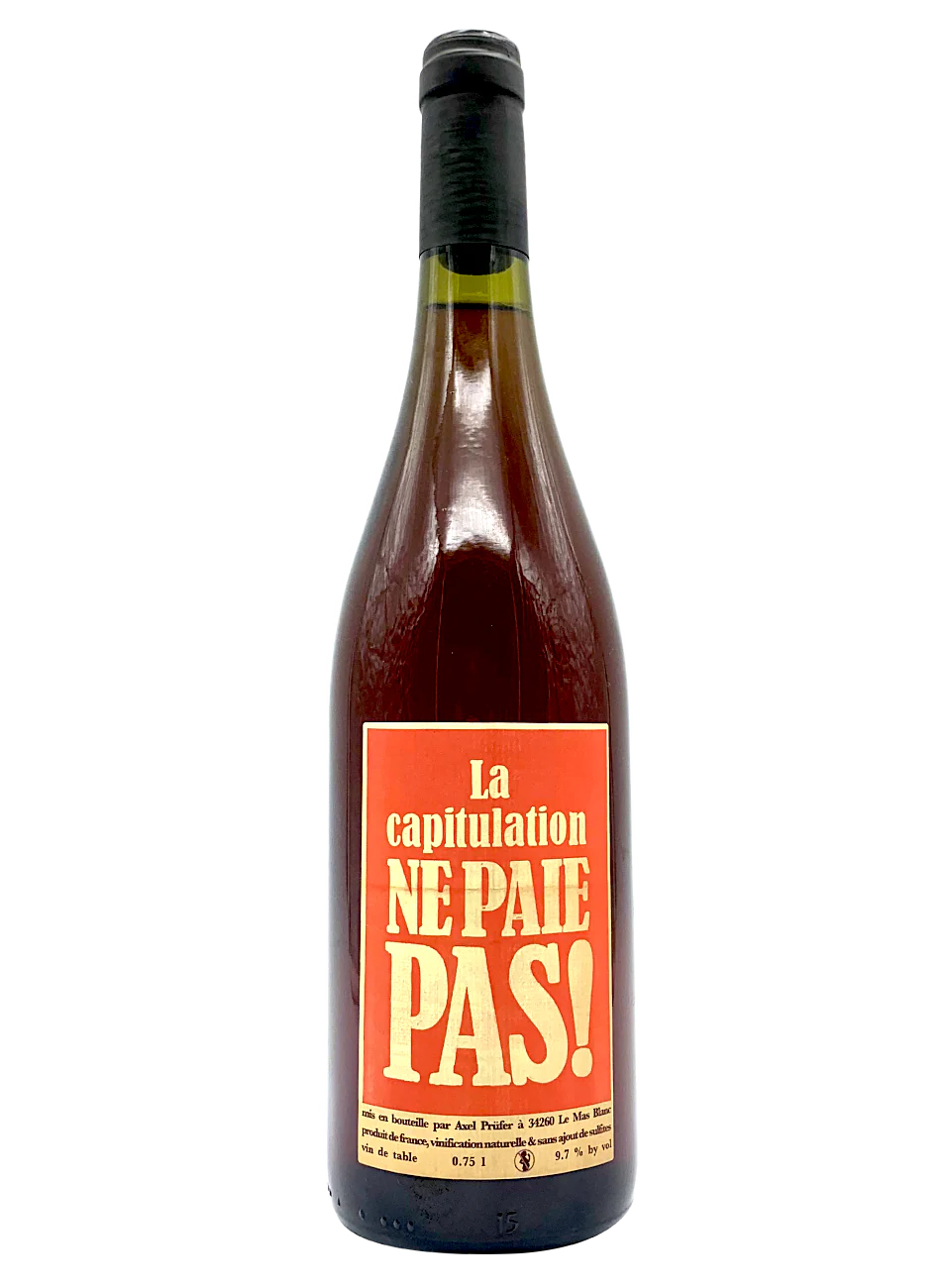 Axel Prufer La Capitulation Ne Paie Pas 750ml