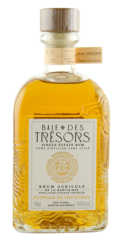 Baie des Tresors Rhum Agricole Martinique Flowers of the Wind 700ml