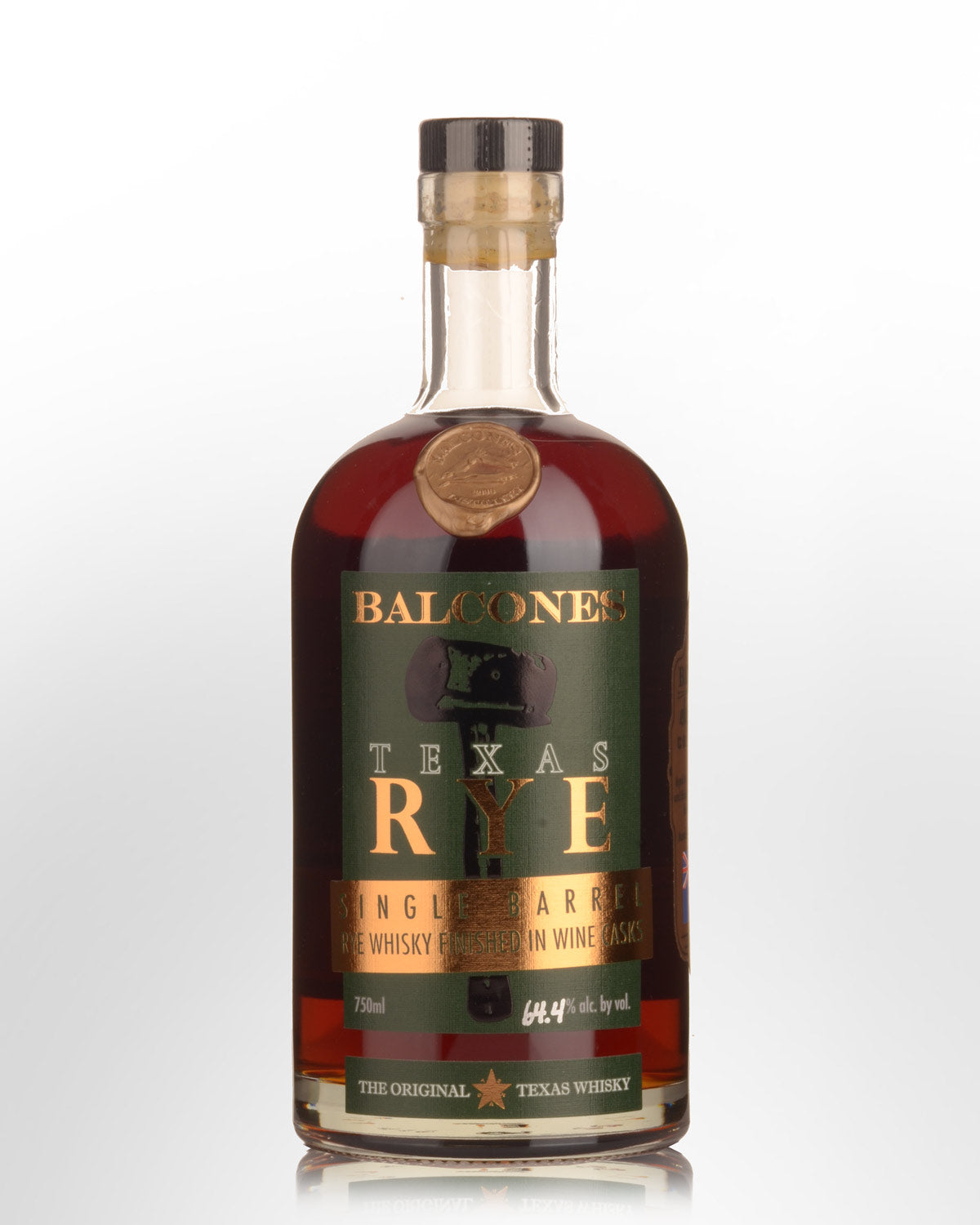 Balcones Texas Rye Finished in Wine Cask Single Barrel Whisky 750ml ...