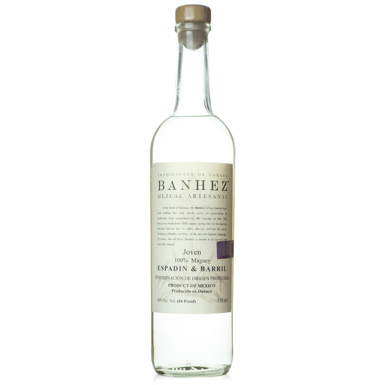 Banhez Joven Espadin & Barril Mezcal 375ml