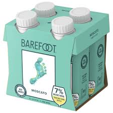 Barefoot Moscato 200ml Bottle 4-Pack