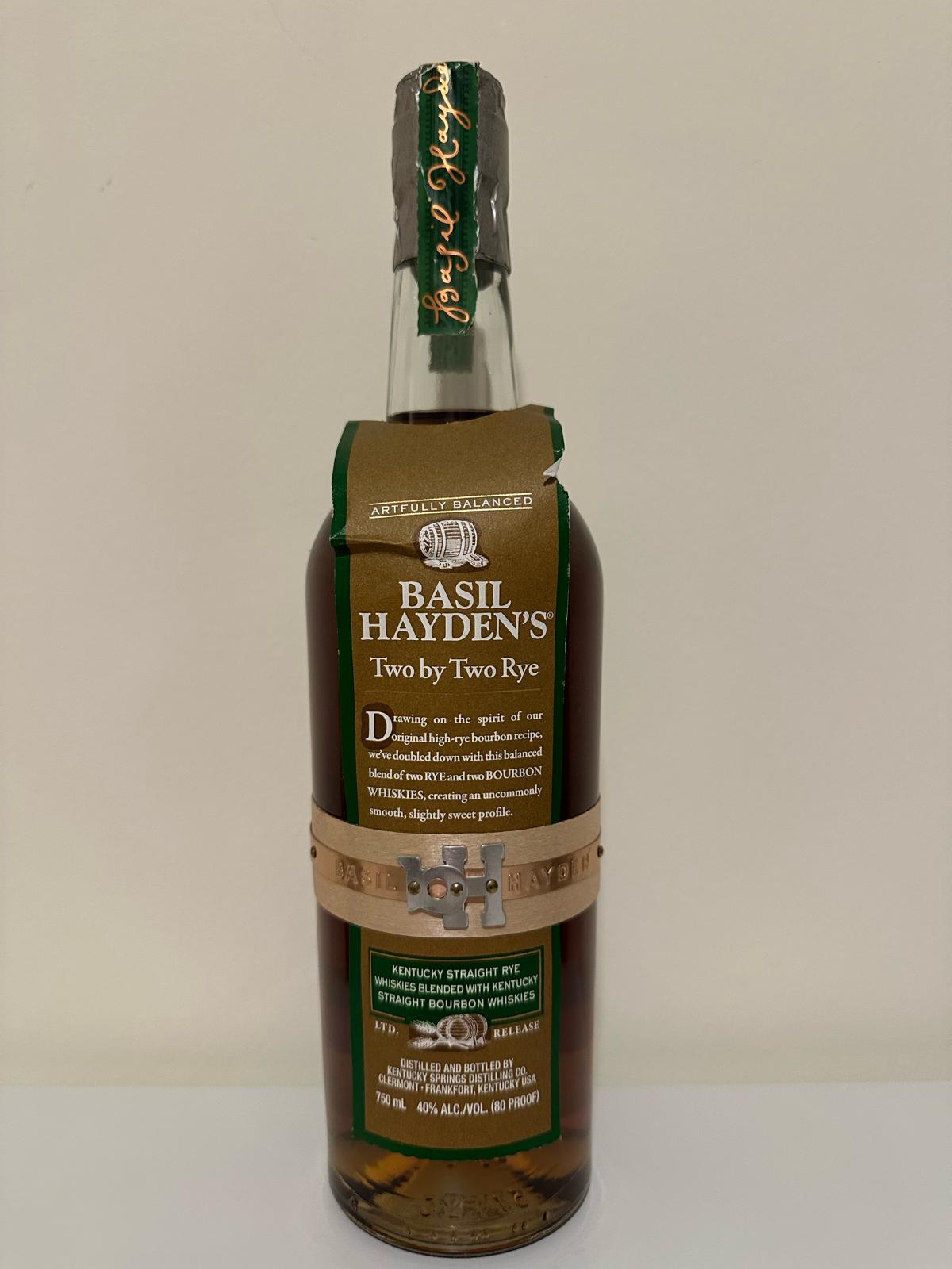 Basil Hayden's Two by Two Rye Whiskey 750ml