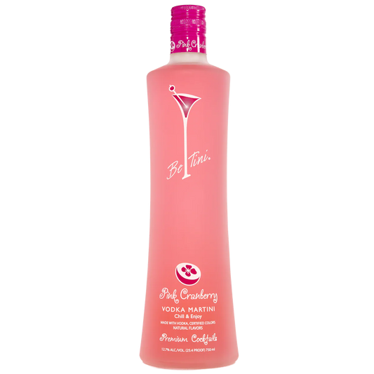 Be Tini 'Pink Cranberry' Vodka Martini 4 Pack 200ml