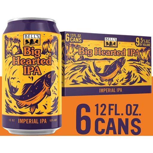 Bell's Brewery Big Hearted Imperial India Pale Ale Beer 12-Oz Can 6-Pack