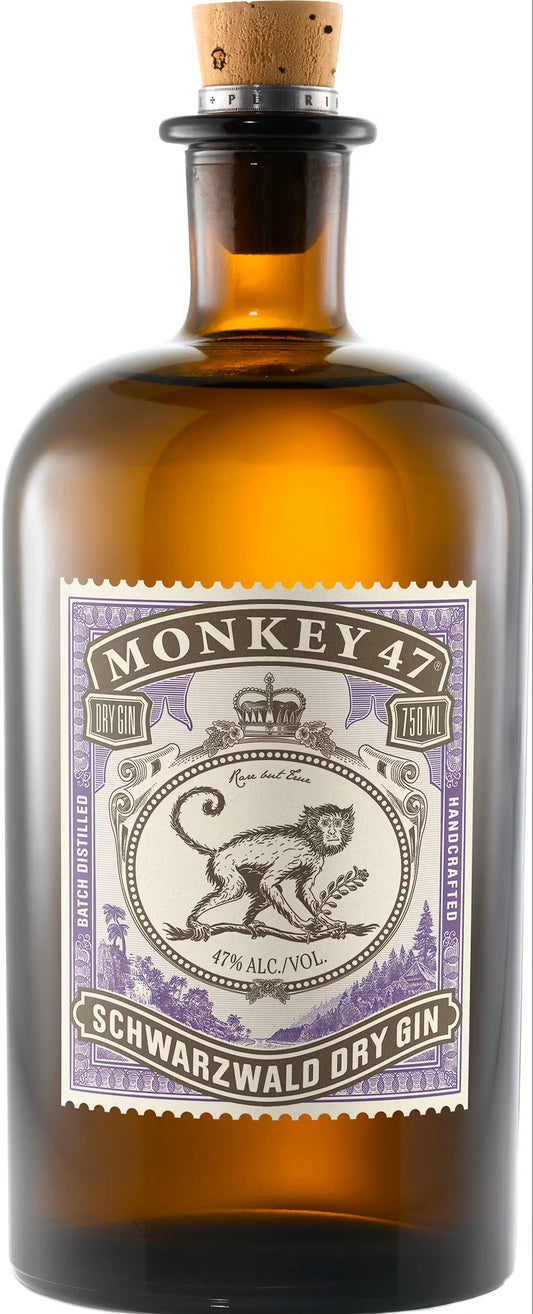 Black Forest Distillers Monkey 47 Schwarzwald Dry Gin 750ml